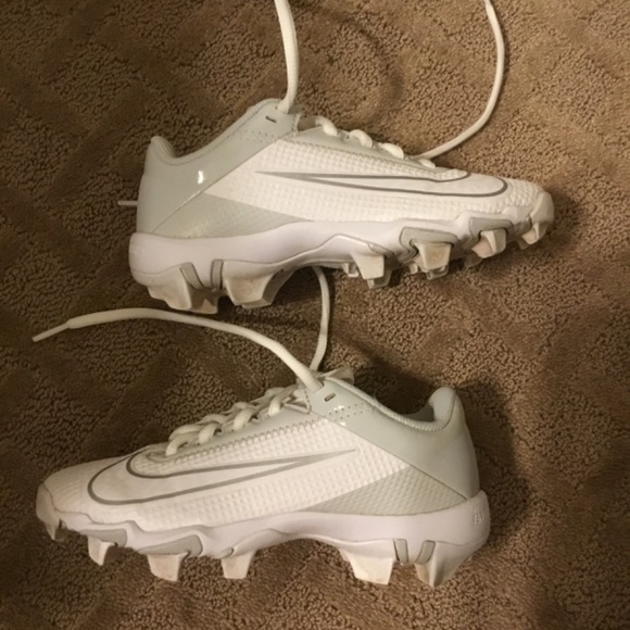 Nike Vapor Edge Shark 2 BG Cleats Little Girls Size 13 - Picture 5 of 8